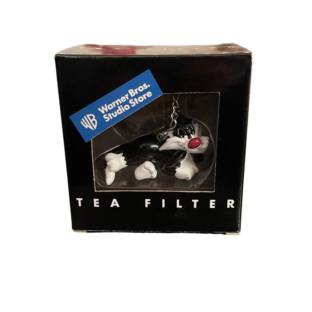 Vintage 1998 Warner Bros‎ Sylvester The Cat Tea Filter NOS Warner Brothers Boxed